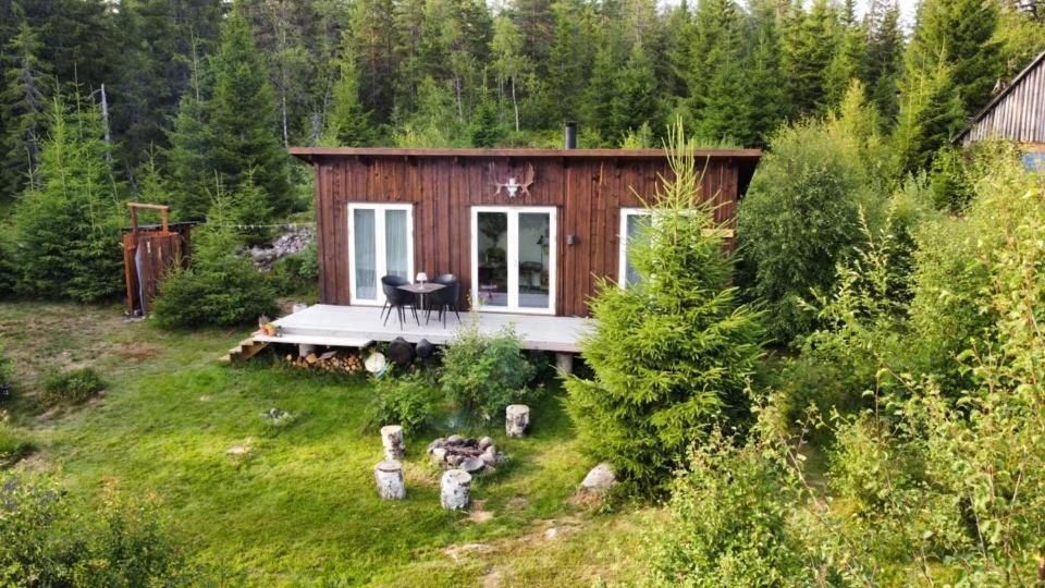 Cozy Forest Cabin With Amazing Mountain View Турсбю Экстерьер фото