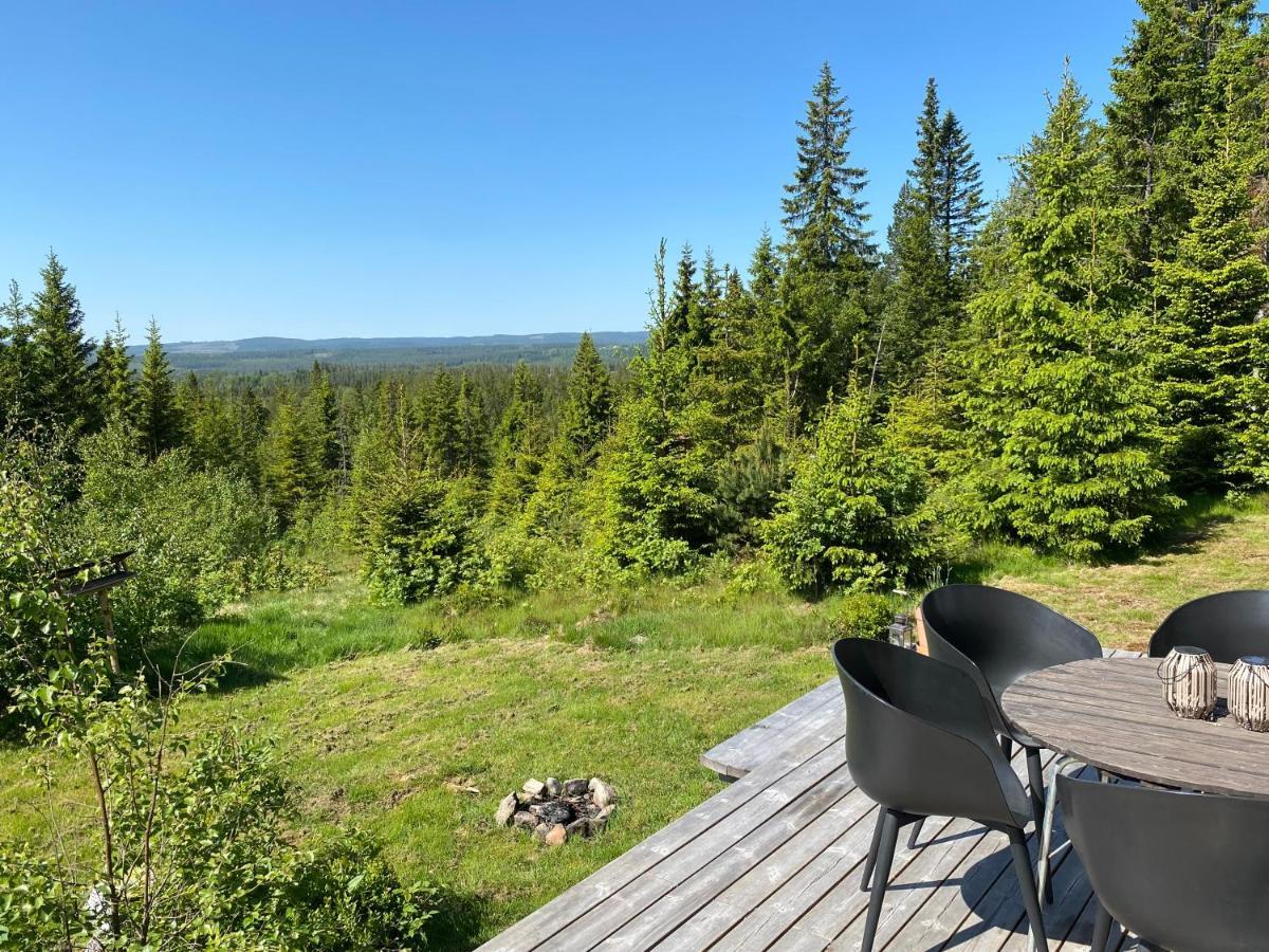 Cozy Forest Cabin With Amazing Mountain View Турсбю Экстерьер фото