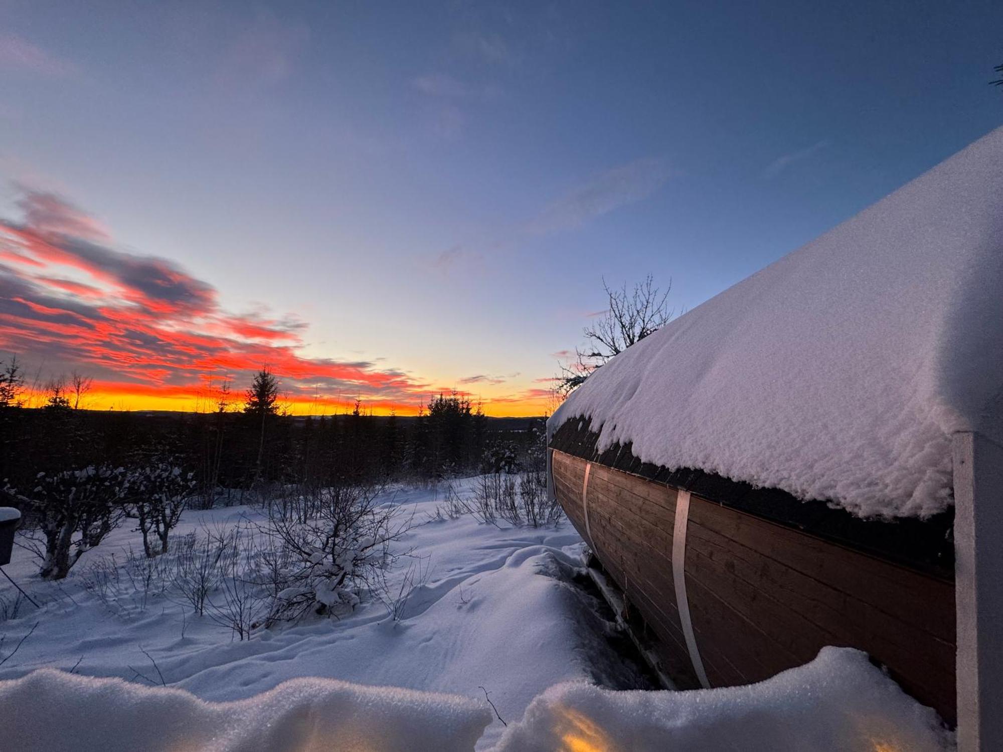 Cozy Forest Cabin With Amazing Mountain View Турсбю Экстерьер фото